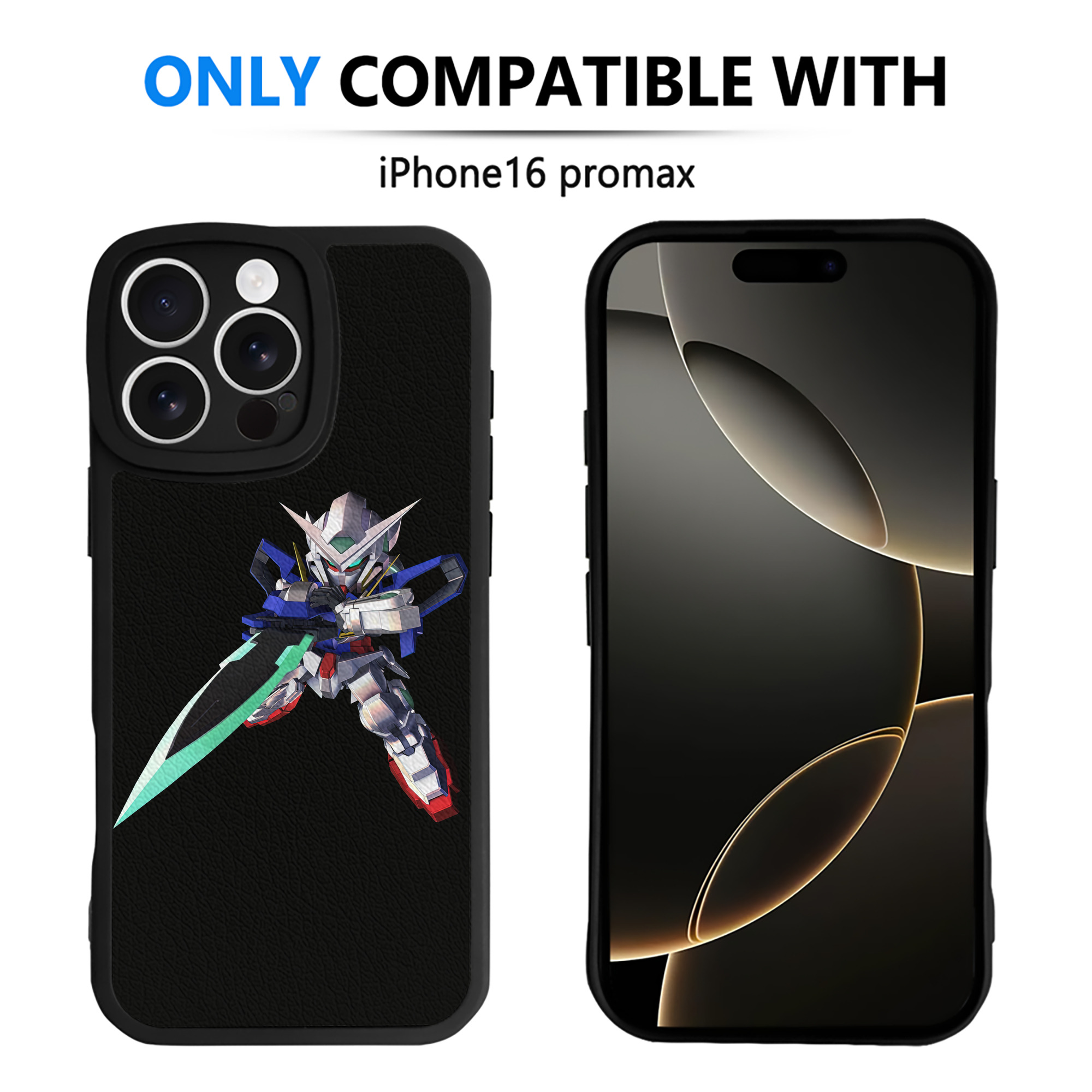 （画像用） 機動戦士ガンダム Mobile Suit Gundam 【iPhone 16シリーズ対応】シリコンスマホケース（レザー調） 材質：シリコン